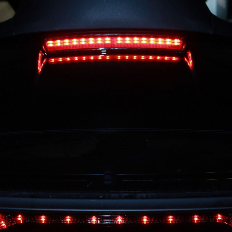 CUSTOM DYNAMICS High Mount Tour Pak (HMT) LED Light - Black/Red