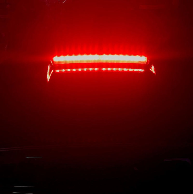 CUSTOM DYNAMICS High Mount Tour Pak (HMT) LED Light - Black/Red