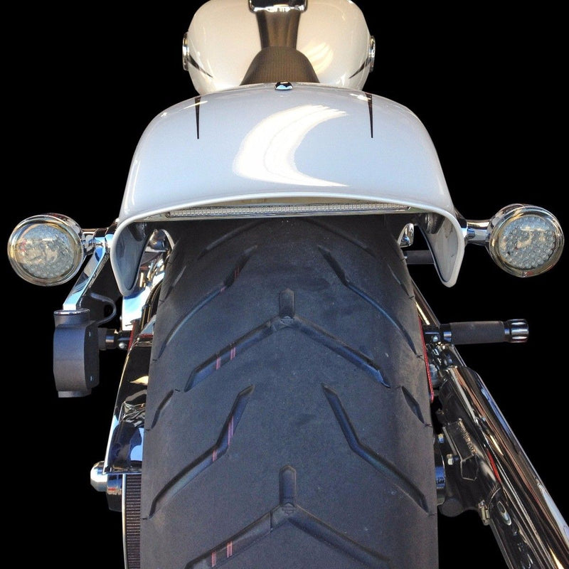 CUSTOM DYNAMICS Billet LED Taillight - FXSB - Chrome