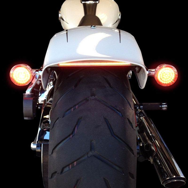 CUSTOM DYNAMICS Billet LED Taillight - FXSB - Chrome