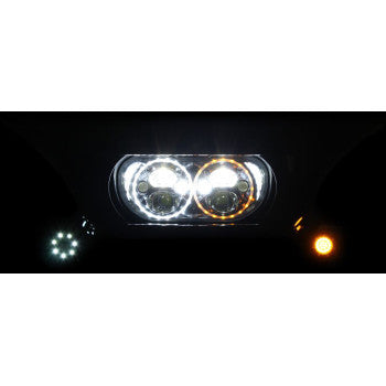 CUSTOM DYNAMICS TruBeam Led Headlight w/ Auxiliary Turn Signals For RoadGlide 2015-2024
