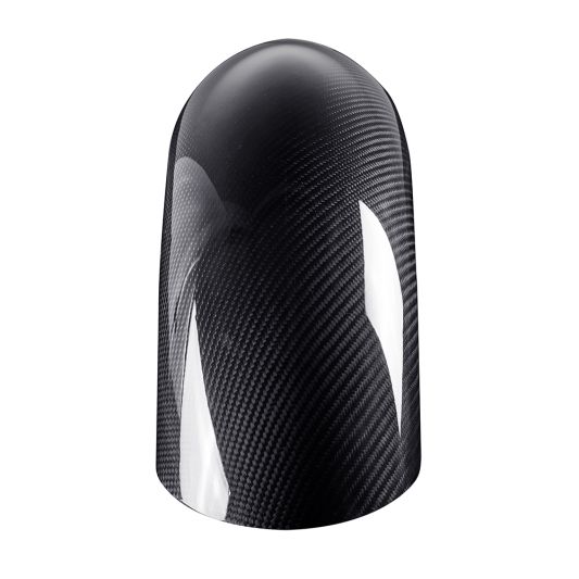 ADVANBLACK Carbon Fiber 19-inch Chopped Front Fender w/ Black Spacer Mounts for '14-'23 Harley Touring