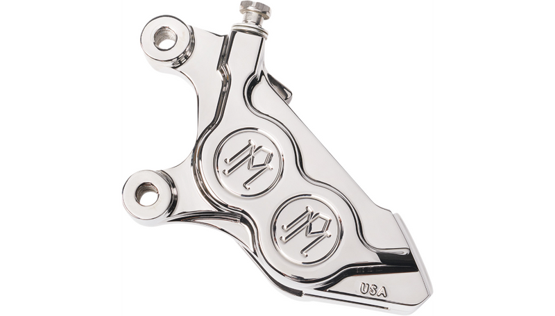 PERFORMANCE MACHINE (PM) 4 Piston Direct Bolt-On Front Calipers ( LEFT )