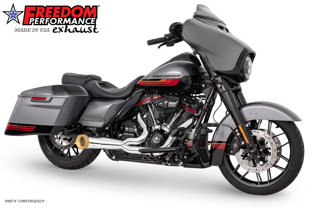 FREEDOM EXHAUST - TOURING 2-INTO-1 TURNOUT/SIDEDUMP FULL SYSTEM BUNDLE