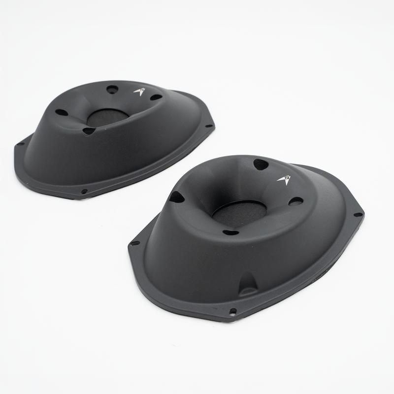CICADA AUDIO - RR3WG-69S 6X9-inch Shallow Acoustic Wave Guide for RR2M and RR3M Tweeter Motors – PAIR