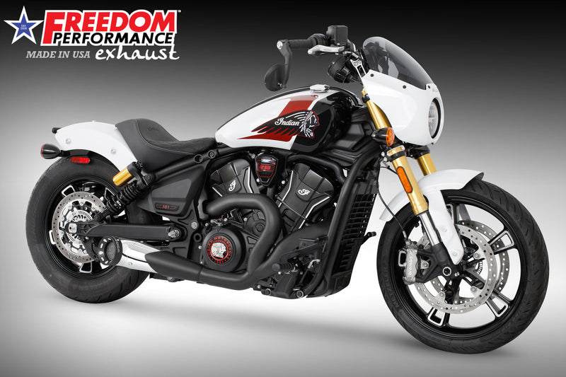 INDIAN SCOUT 2025-PRESENT 101-CLASSIC-SUPER-SPORT-BOBBER 4.5" 2 INTO 1 TURN-OUT BUNDLE