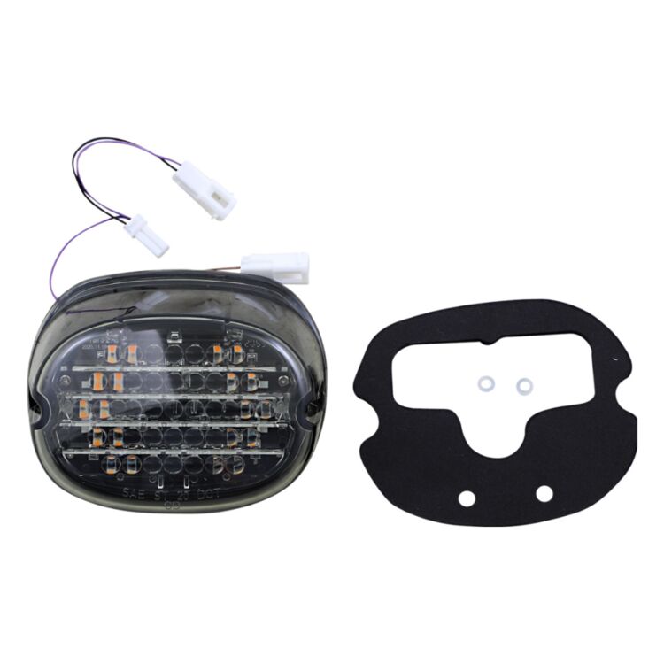 CUSTOM DYNAMICS Low Profile LED Taillight With Turn Signals - No Window