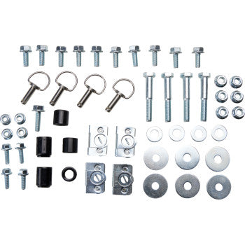 CYCLE VISIONS Baggertail Saddlebag Mounts - Black - FXD '06-'17