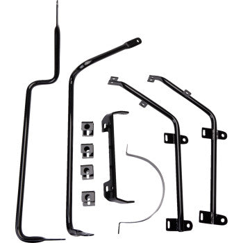 CYCLE VISIONS Baggertail Saddlebag Mounts - Black - FXD '06-'17