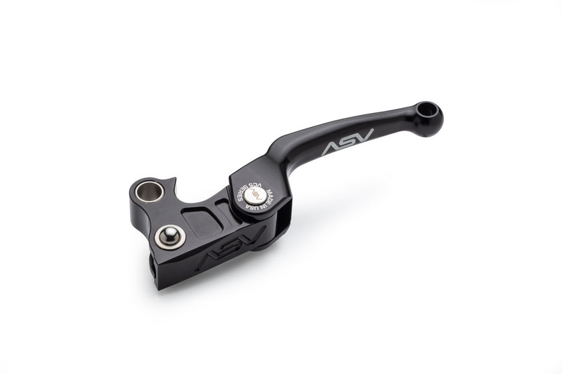 ASV VC5 V-Twin clutch lever CVC581 shorty length side view