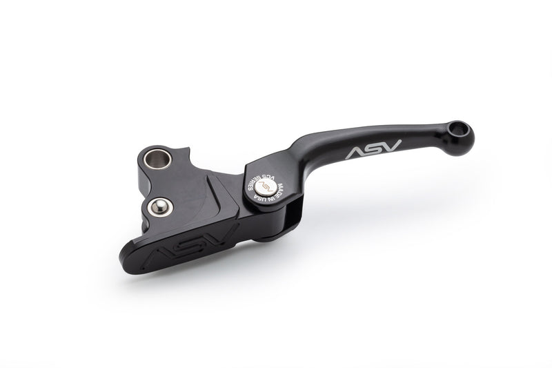 ASV VC5 V-Twin cable clutch lever CVC584 shorty length side view