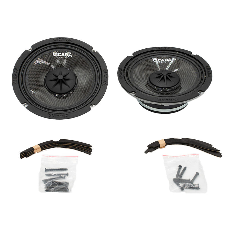 CICADA AUDIO 24CXK65 RG-24-up RG Component 6.5-inch Kit w/RR075T