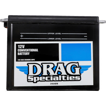 DRAG SPECIALTIES Conventional Battery Kit - Harley Davidson '65-'84