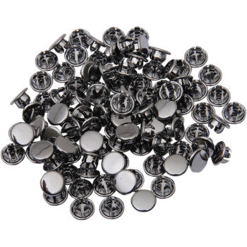 DRAG SPECIALTIES Allen Bolt Socket Plug - Chrome - 100 Pack