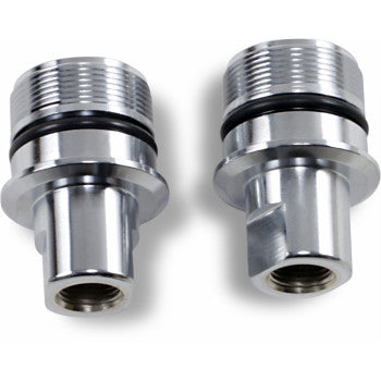 DRAG SPECIALTIES Fork Tube Plug - Lower - Chrome - FL / FX '77-'17