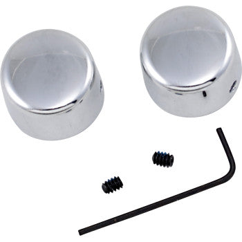 Drag Specialties Handlebar Riser Bolt Caps - Chrome - FX / XL '73-'25