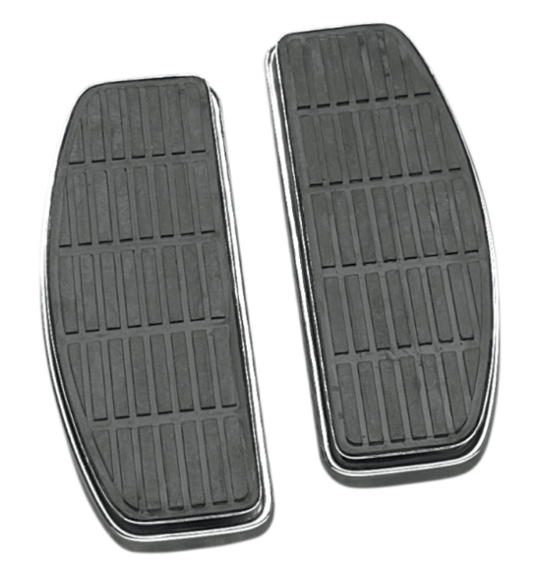 DRAG SPECIALTIES Replacement Rider Floorboards with Damper - Chrome - FL