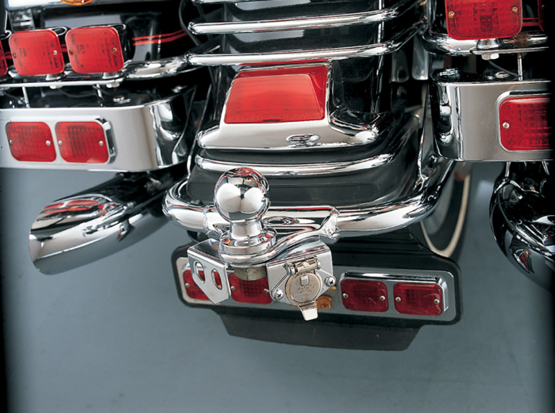 DRAG SPECIALTIES Ball Mount Trailer Hitch Receptacle Kit - FL / FX '80-'11