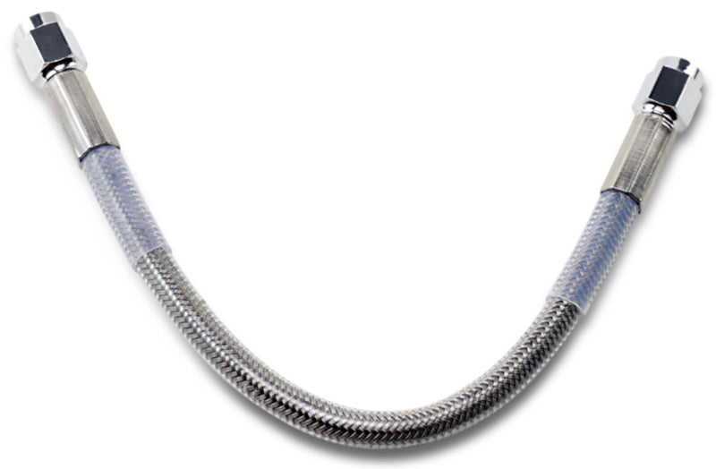 DRAG SPECIALTIES Universal Stainless Steel Brake Line - Clear Coated - 9"