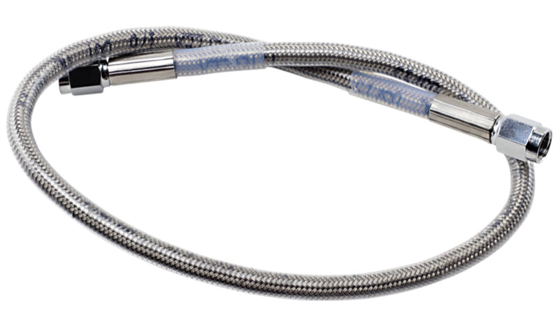 DRAG SPECIALTIES Universal Stainless Steel Brake Line - Clear Coated - 21"