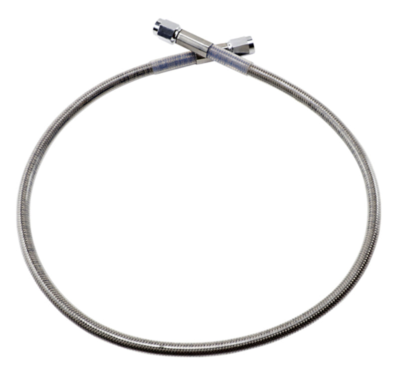 DRAG SPECIALTIES Universal Stainless Steel Brake Line - Clear Coated - 25"