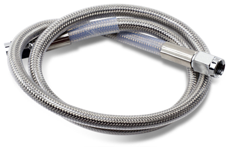 DRAG SPECIALTIES Universal Stainless Steel Brake Line - Clear Coated - 26"