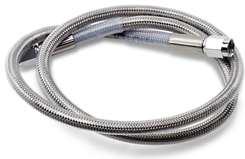 DRAG SPECIALTIES Universal Stainless Steel Brake Line - Clear Coated - 30"