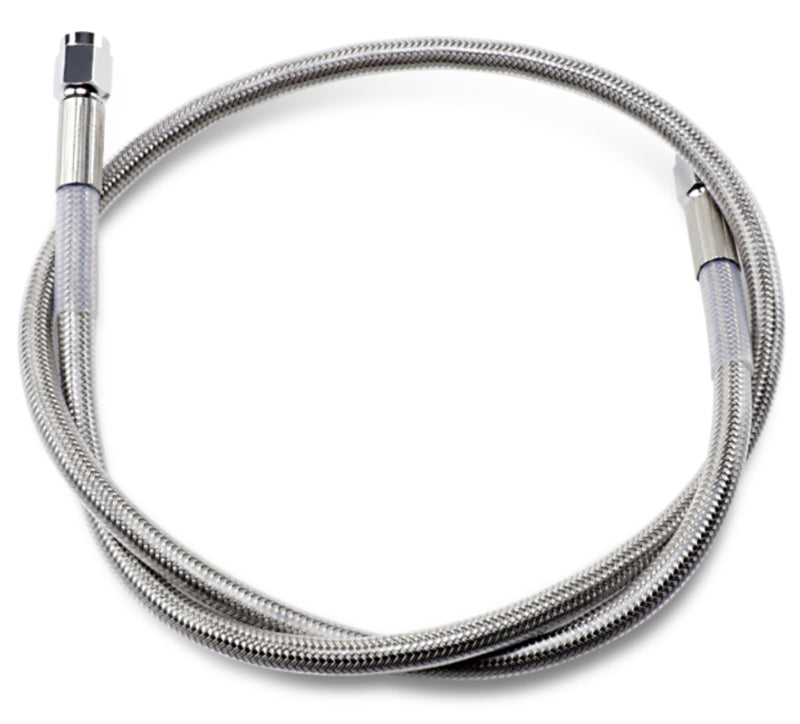DRAG SPECIALTIES Universal Stainless Steel Brake Line - Clear Coated - 32"