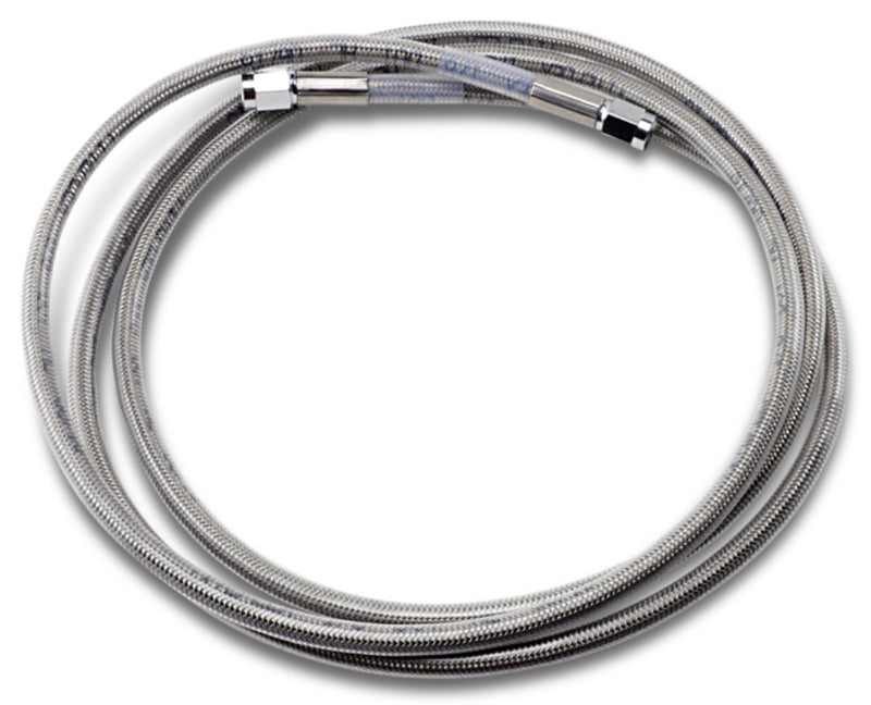 DRAG SPECIALTIES Universal Stainless Steel Brake Line - Clear Coated - 76"