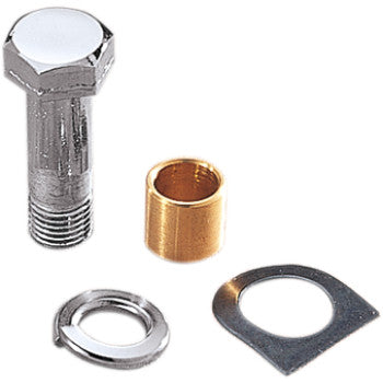 DRAG SPECIALTIES Kick Pedal Bolt Kit - Chrome - Harley-Davidson '31-'76
