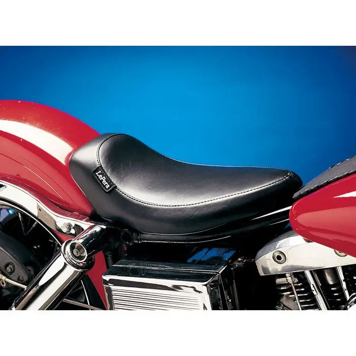 LE PERA Silhouette Solo Seat - Smooth - Black - FX/L '65-'84