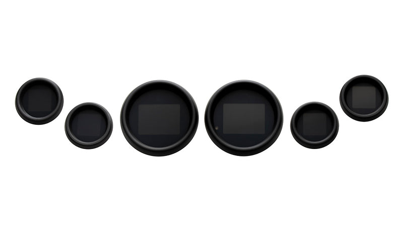 DAKOTA DIGITAL MLX 6-Gauge Instrument Kit - Black Bezel 2004-2013 Harley Touring