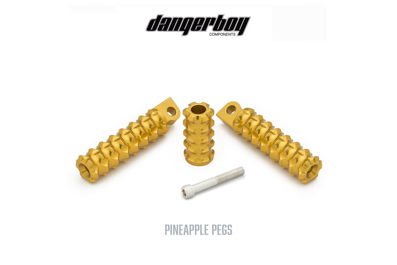 DANGERBOY - Pineapple Peg Sets Dyna / Softail / Sportster / V-Rod