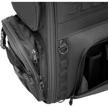 SADDLEMEN S3500 Tactical Sissy Bar Bag - Black