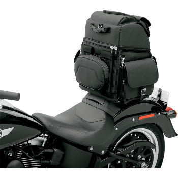 SADDLEMEN BR3400EX Combination Backrest, Backseat, and Sissy Bar Bag