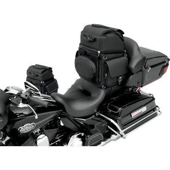 SADDLEMEN BR3400EX Combination Backrest, Backseat, and Sissy Bar Bag