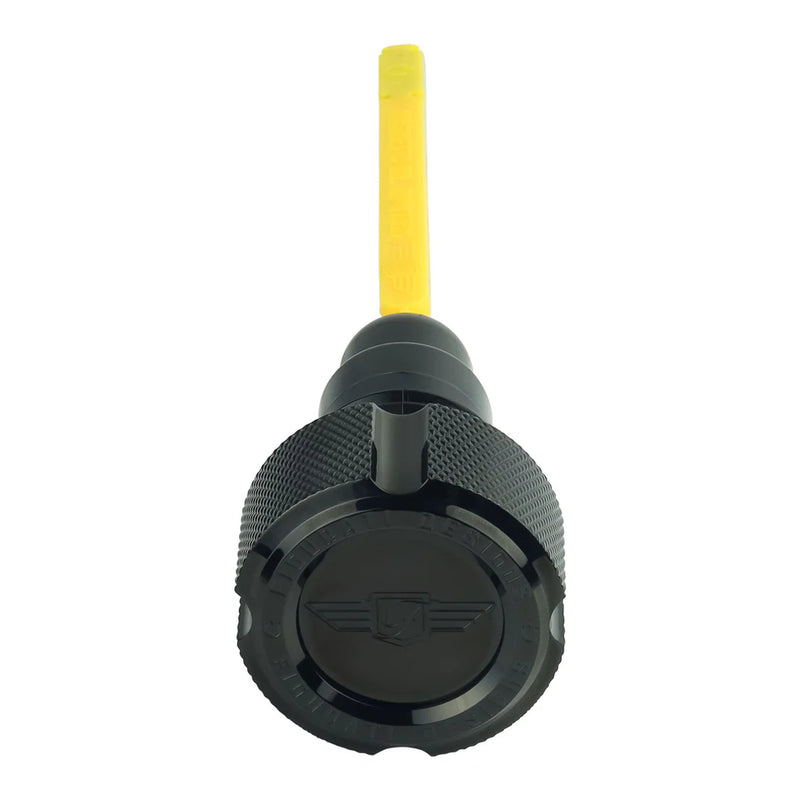 FIGURATI DESIGNS - Twin Cam '07-'16 Touring/Trike -  Oil Dipstick - Knurled - Black