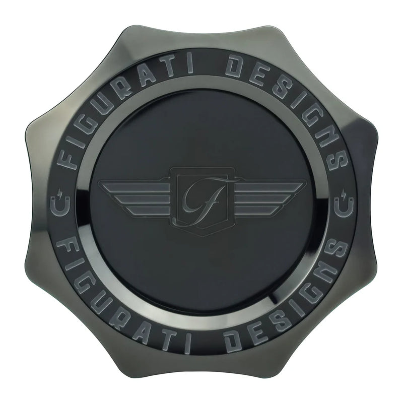 FIGURATI DESIGNS - Twin Cam '07-'16 Touring/Trike - Oil Dipstick - Smooth - Curved - Black