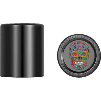 FIGURATI DESIGNS Docking Cover - Short - Black - Sugar Skull