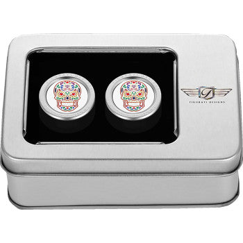 FIGURATI DESIGNS Docking Cover - Short - Mirror Polished - Sugar Skull