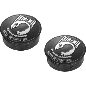 FIGURATI DESIGNS Swing Arm Covers - POW MIA - Custom - Black