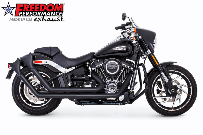 FREEDOM EXHAUST -  SOFTAIL UPSWEEPS *NOT FOR WIDE TIRE BIKES