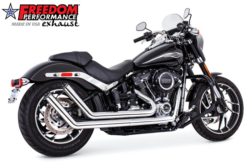 FREEDOM EXHAUST -  SOFTAIL UPSWEEPS *NOT FOR WIDE TIRE BIKES