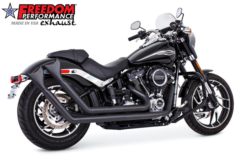 FREEDOM EXHAUST -  SOFTAIL UPSWEEPS *NOT FOR WIDE TIRE BIKES