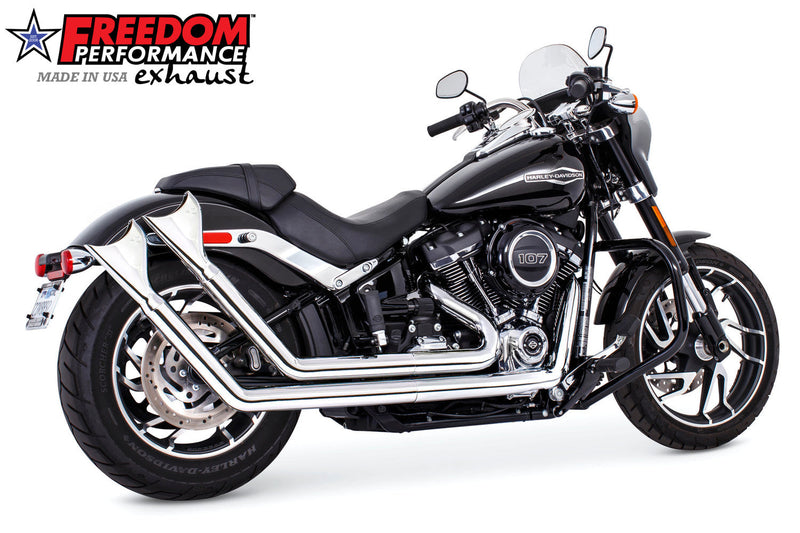 FREEDOM EXHAUST -  SOFTAIL UPSWEEPS *NOT FOR WIDE TIRE BIKES