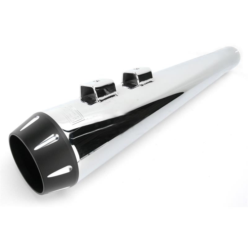 BASSANI XHAUST Road Rage II Mega Power 2:1 Exhaust System - Chrome - '95-'16 TOURING