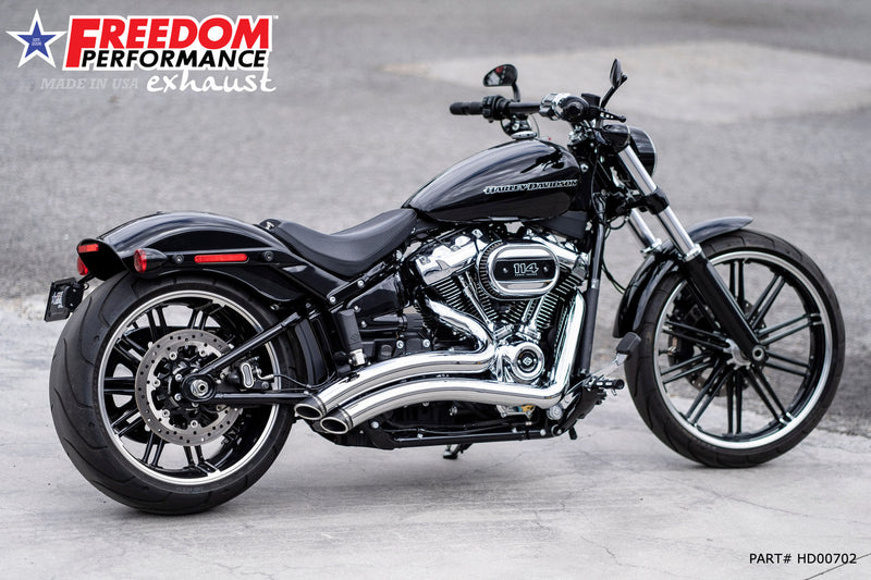 FREEDOM EXHAUST - SOFTAIL SHARP CURVE RADIUS 2018 to PRESENT M8 BUNDLE