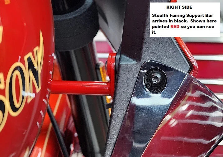 PAUL YAFFE BAGGER NATION Fairing Support Bar - Black - FXLRST '22-'24