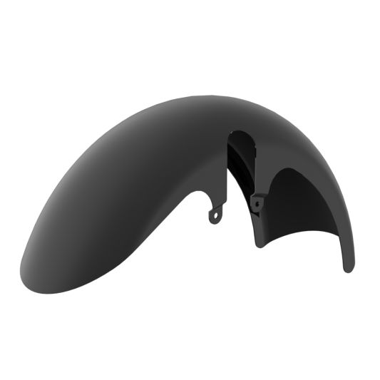 ADVANBLACK 18" Wide Fat Tire Front Fender for Harley Touring Models 2014-2023 - Unpainted