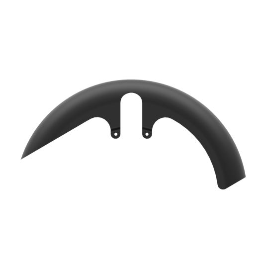 ADVANBLACK 18" Wide Fat Tire Front Fender for Harley Touring Models 2014-2023 - Unpainted